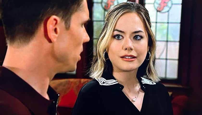 Bold And The Beautiful: Hope gazes at Finn as he defends her