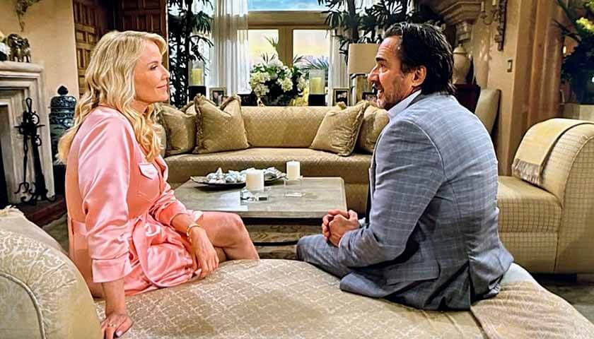 B&B Scoop: Ridge and Brooke sit together on a settee