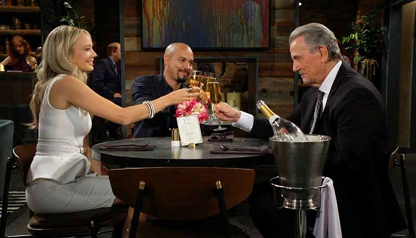 Y&R Scoop: Victor toasts Devon and Abby's engagement