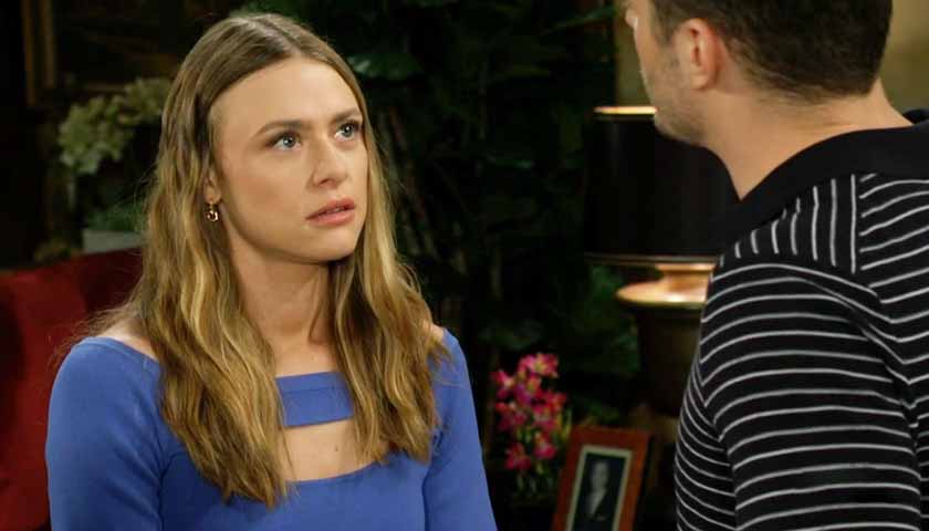 Young And The Restless: Claire doesn't look happy with Kyle's request