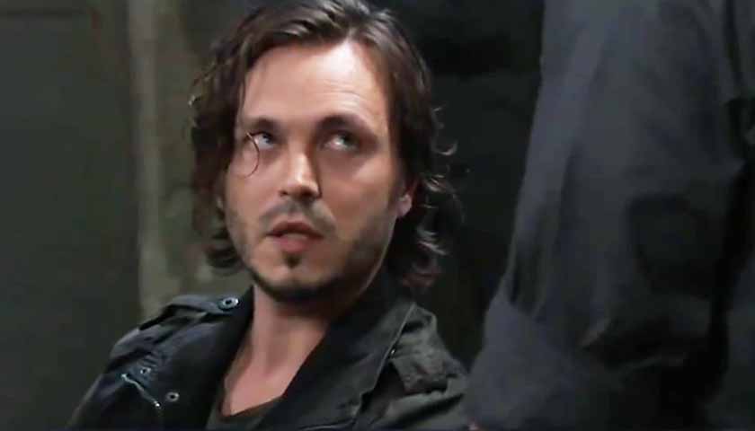 General Hospital: Lucky stares up at his captor