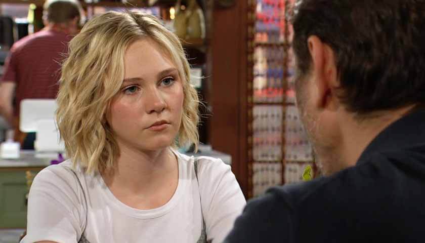 Y&R Scoop: A sad Lucy talks to her dad