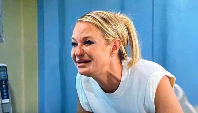 Y&R Scoop: Sharon cries as she looks at an unconscious Faith