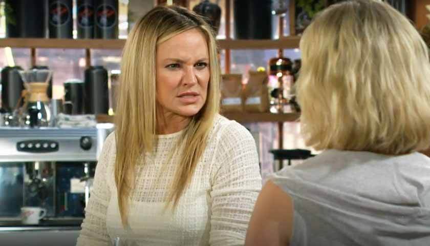 Young And The Restless: Sharon makes a face at Lucy