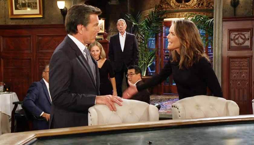 Young And The Restless: Jack and Diane argue in front of Victor