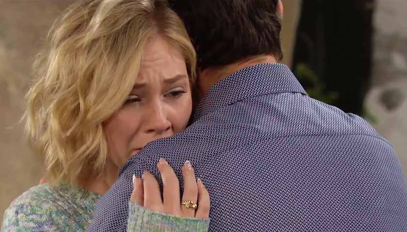 Young And The Restless: Lucy hugs Daniel