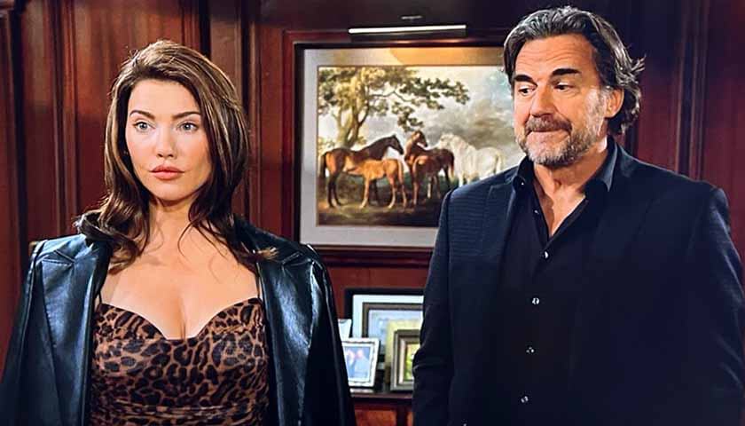 B&B Scoop: Ridge and Steffy talk to Eric