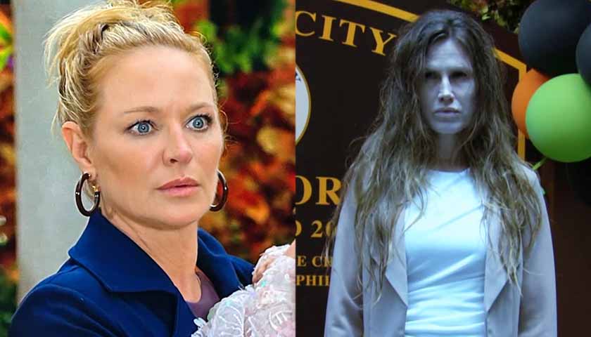 Young And The Restless: Sharon's stunned to see Heather's ghost at the park