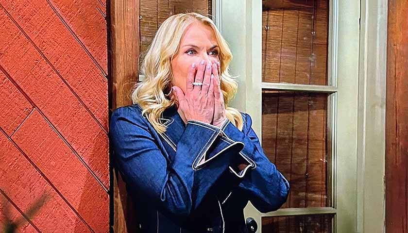 Bold And The Beautiful: A shocked Brooke puts her hands on her face