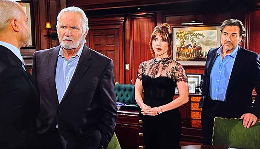 Bold And The Beautiful: Eric, Steffy and Ridge wait for Justin's news