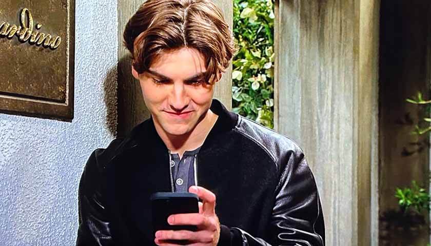 B&B Scoop: Remy looks at a photo of Electra on his phone