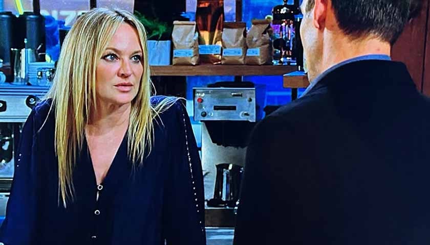 Y&R Scoop: Sharon talks to Adam at Crimson Lights