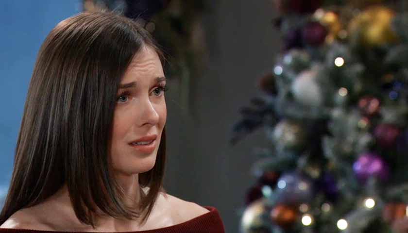 General Hospital: Willow has a pained look on her face