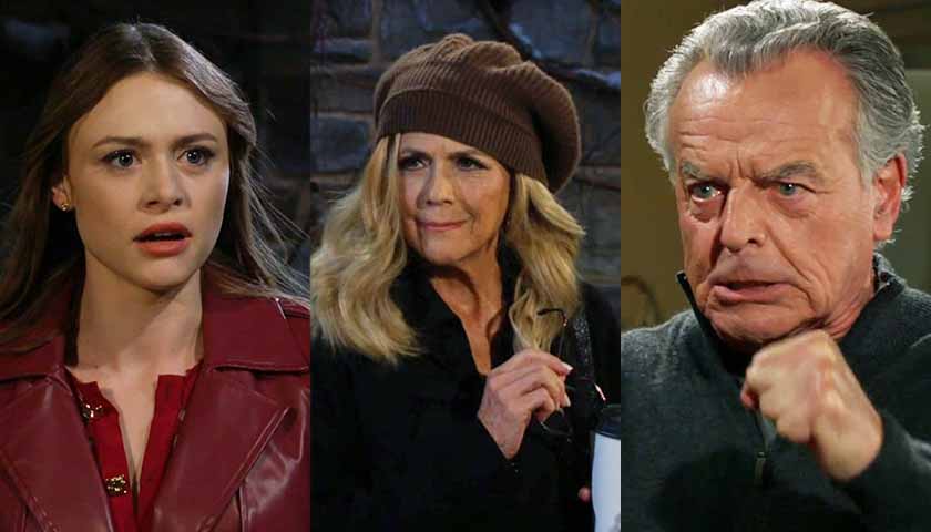 Young And The Restless: Ian shakes his fist and Claire's stunned to see Jordan