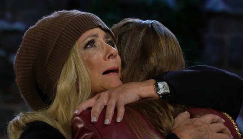 Young And The Restless: Jordan hugs her niece Claire