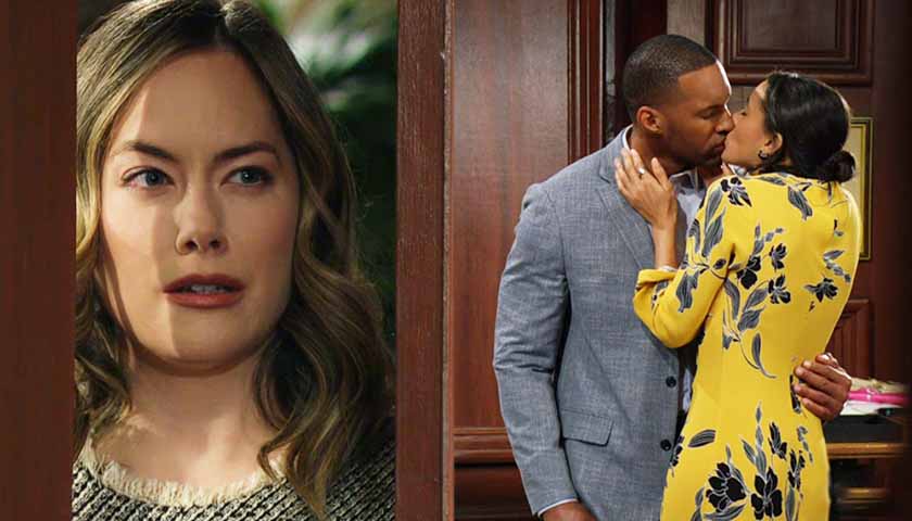 Bold And The Beautiful Preview: Hope Sees Daphne And Carter Kissing - Luna  Gets A Surprise Visitor - The Soap Scoop