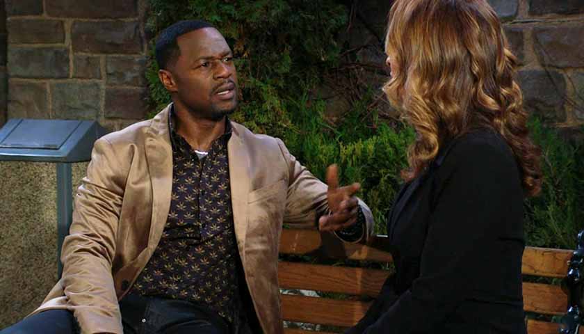Y&R Scoop: Damian talks to Lily at the park