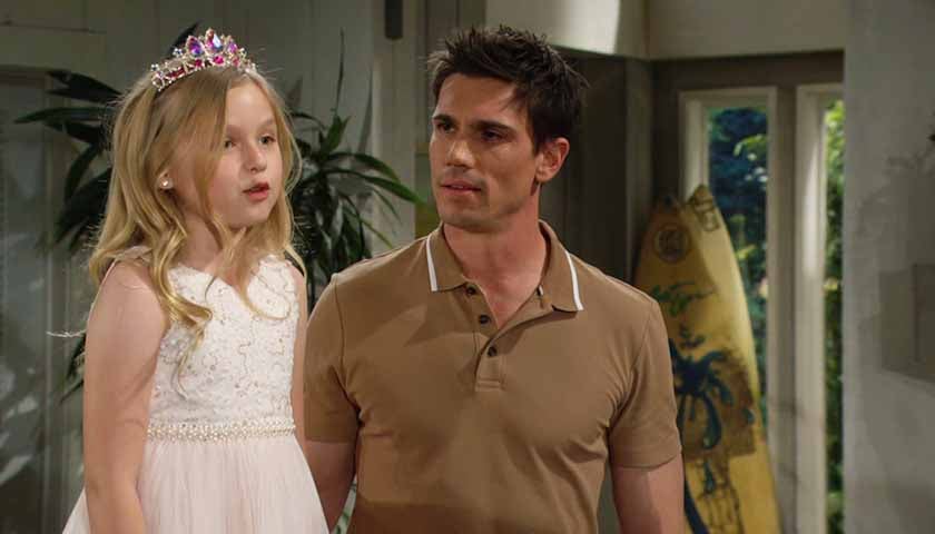 Bold And The Beautiful: Finn smiles at Kelly