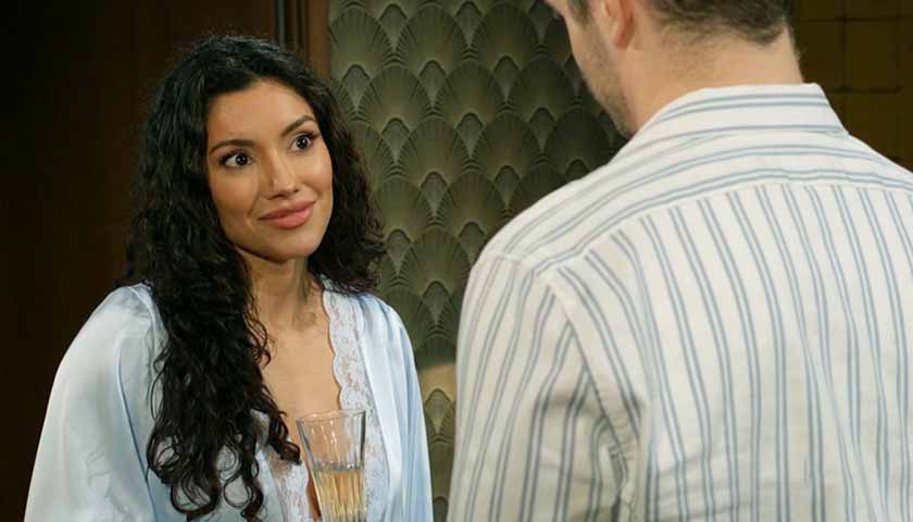 Y&R Scoop: Audra smiles coyly at Kyle