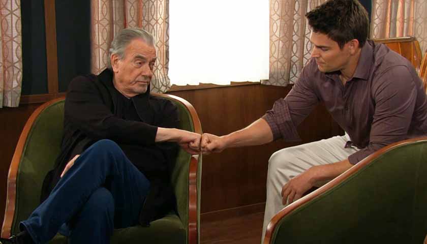 Y&R Scoop: Victor and Adam bump fists