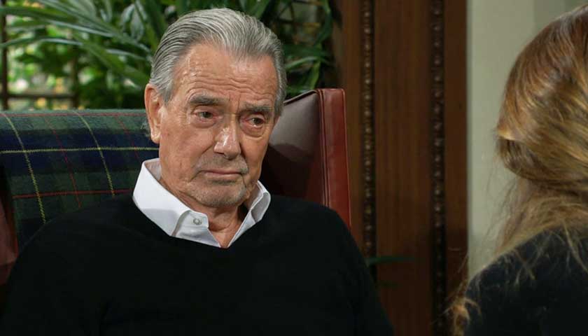 Y&R Scoop: A teary-eyed Victor talks to Victoria