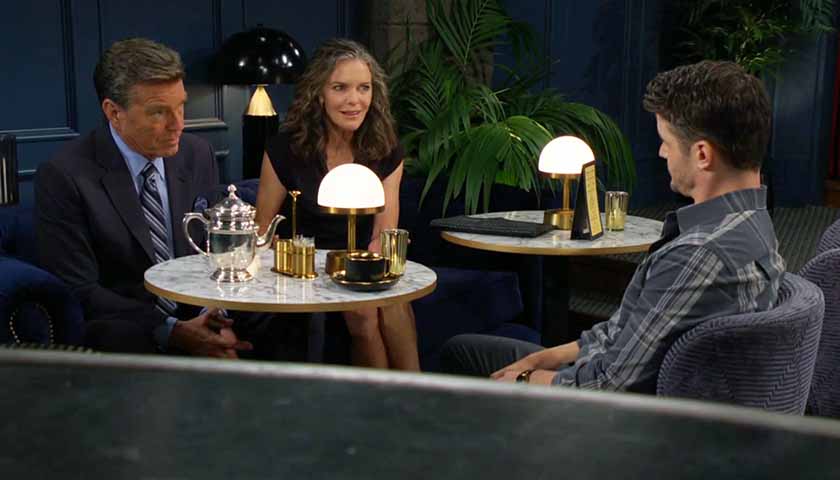 Y&R Scoop: Jack, Diane and Kyle discuss Billy, at the Jazz Club