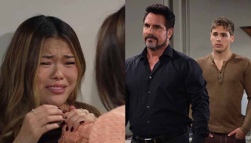 Bold And The Beautiful Spoilers: Li chokes Luna as Bill and Will watch