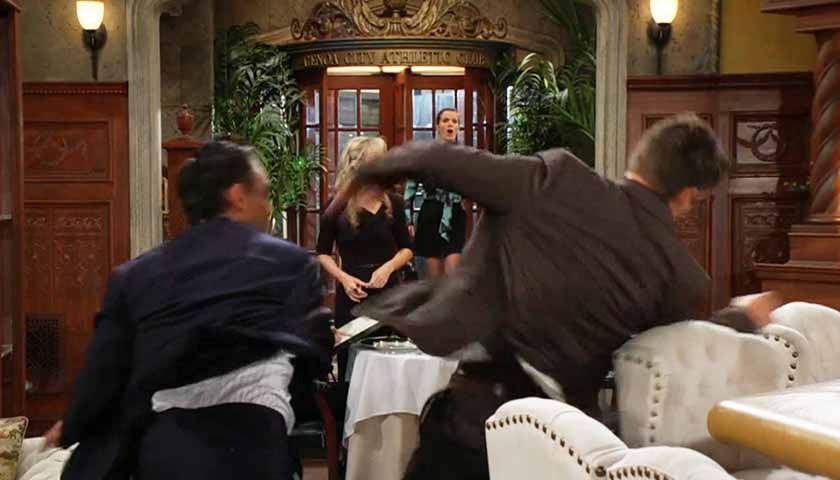 Young And The Restless Preview: Billy Sucker-Punches Adam - Phyllis Wants  To Sell The AI To Victor - The Soap Scoop