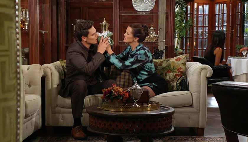 Y&R Scoop: Chelsea puts ice on Adam's lip