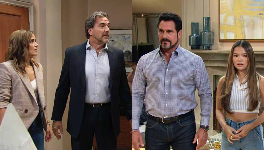 Bold And The Beautiful Scoop October 9: Showdown Over Luna's Fate Explodes  - Electra Leans On Ivy - The Soap Scoop