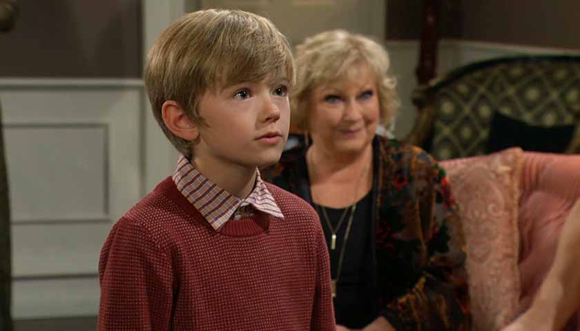 Y&R Scoop: Traci grins as Harrison begs Claire to stay for dinner