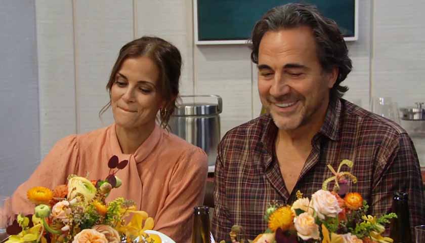 Bold And The Beautiful Spoilers: Ridge and Taylor spend Thanksgiving at Steffy's