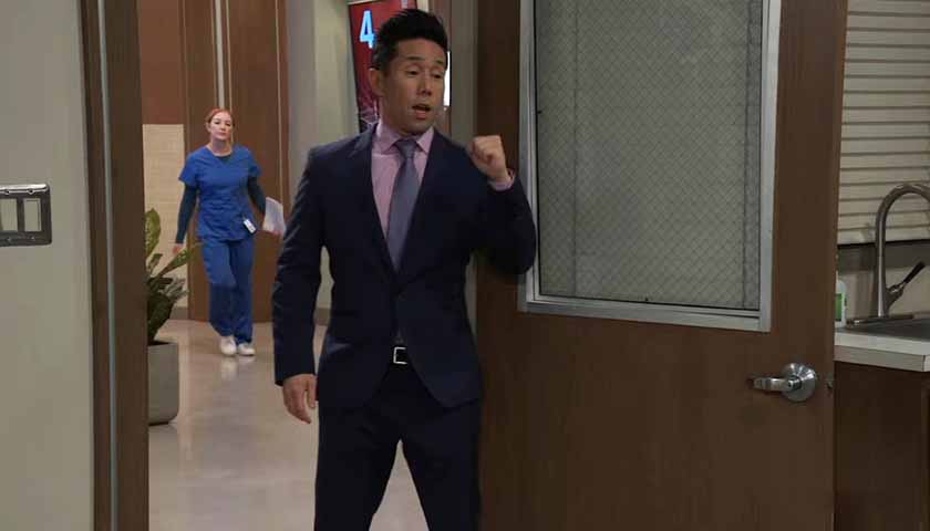 GH Scoop: Brad stands in doorway of Portia's hospital room