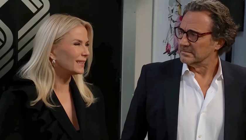 B&B Scoop: Ridge looks at Brooke as she squints