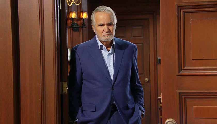 Bold And The Beautiful Spoilers: Eric sadly watches the comings and goings in the hallway at Forrester