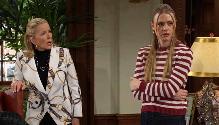 Y&R Scoop: Nikki and Claire wearing horrible outfits