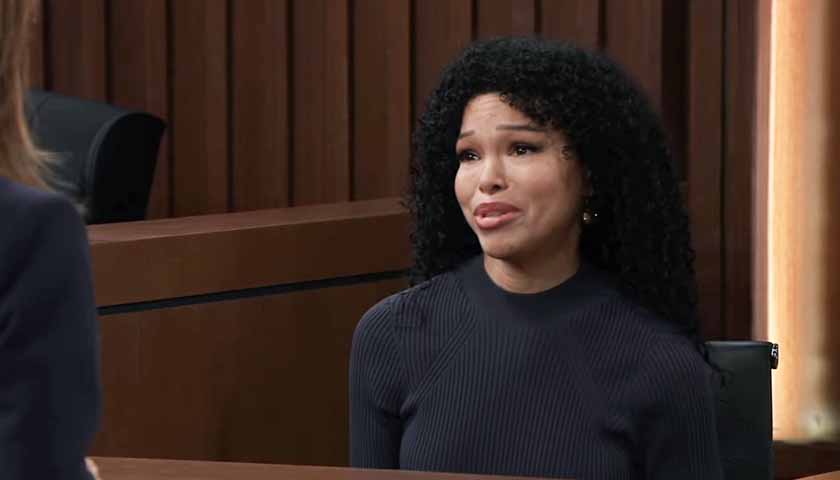 General Hospital Spoilers: Teary-eyed Portia testifies in the witness box