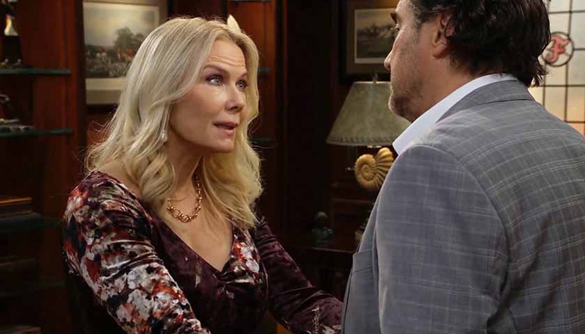 Bold And The Beautiful Spoilers: Brooke grills Ridge