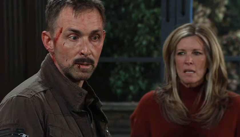 GH Scoop: Carly stares at a disheveled Valentin