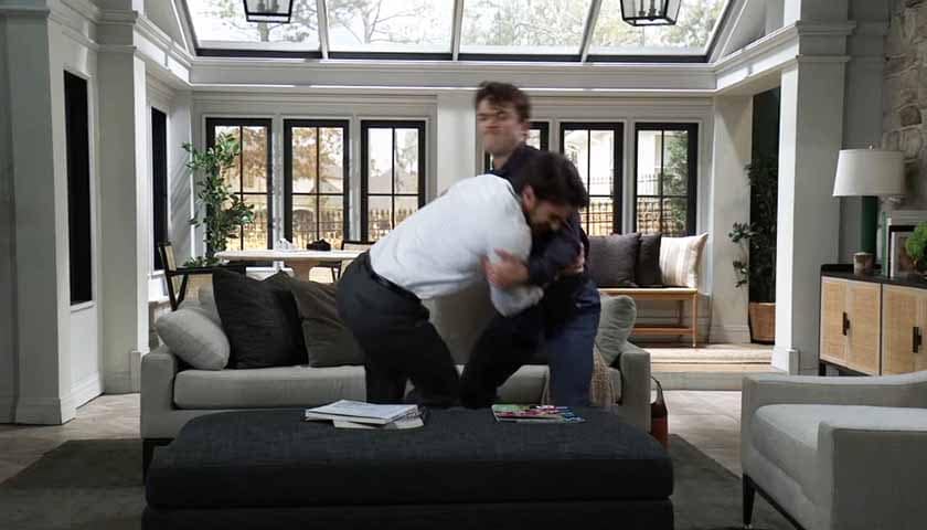 General Hospital Spoilers: Michael throws Chase onto a coffee table