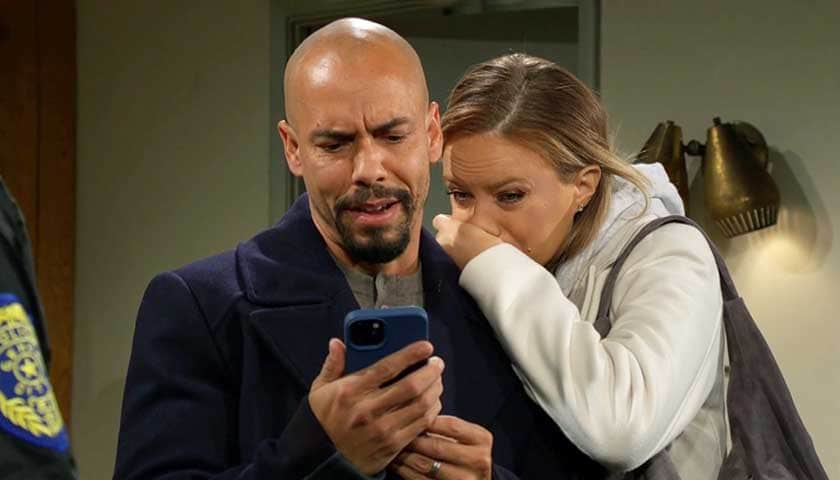 Young And The Restless Spoilers: Devon and Abby look at video footage of Mariah taking off with Dom