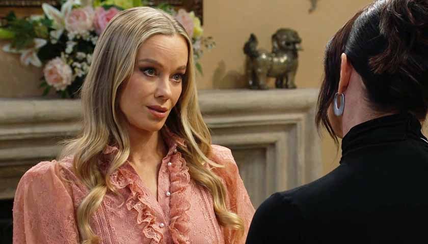 Bold And The Beautiful Spoilers: Donna talks to Katie at the Forrester estate