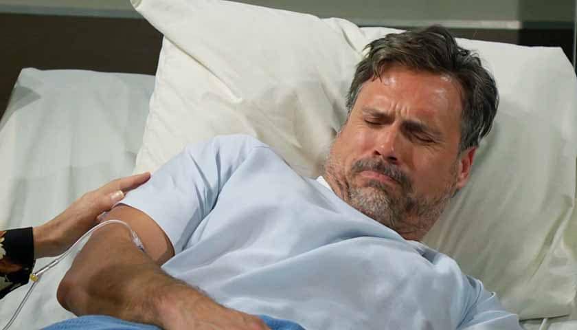 Young And The Restless Spoilers: Nick grimaces in pain as Sharon puts her hand on his arm