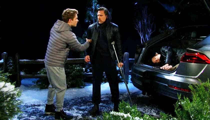 Young And The Restless Spoilers: Noah's shocked to see Nick has Matt in his trunk