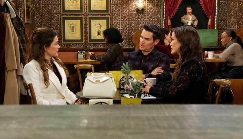 Y&R Scoop: Victoria, Adam and Chelsea discuss Cane's threat