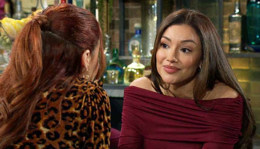 Y&R Scoop: Audra smiles warmly at Sally