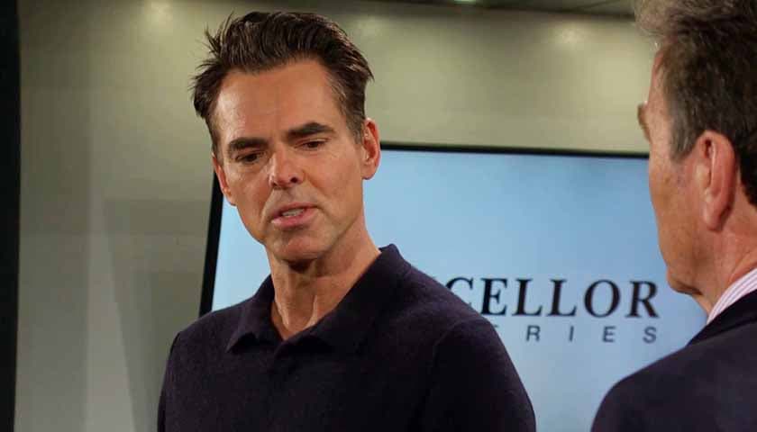 Y&R Scoop: Billy talks to Jack at Chancellor Industries