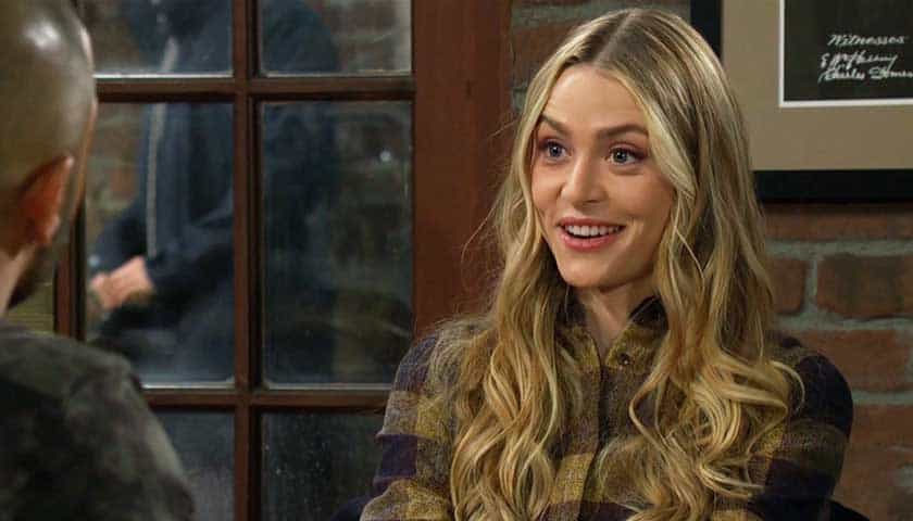 Y&R Scoop: Claire smiles at Holden