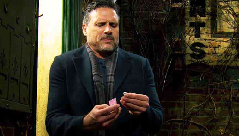 Y&R Scoop: Nick stands in the alley behind Crimson Lights, staring at a fentanyl pill