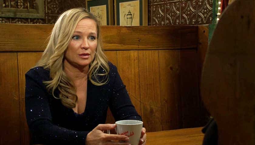 Y&R Scoop: Sharon talks to Tessa over coffee